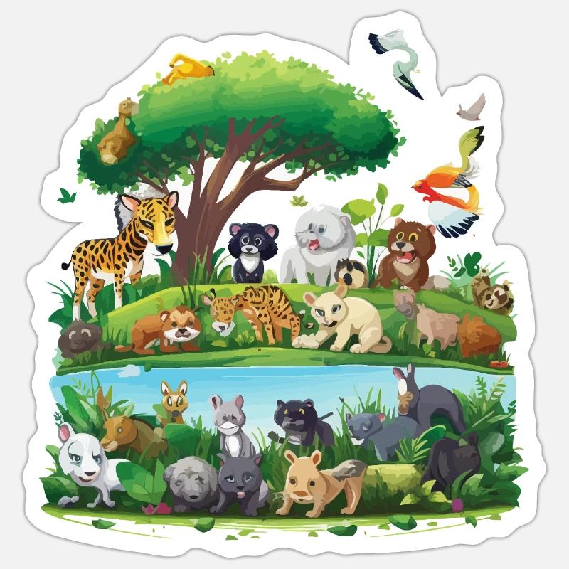 Sticker Größe S (10 x 10 cm) - 