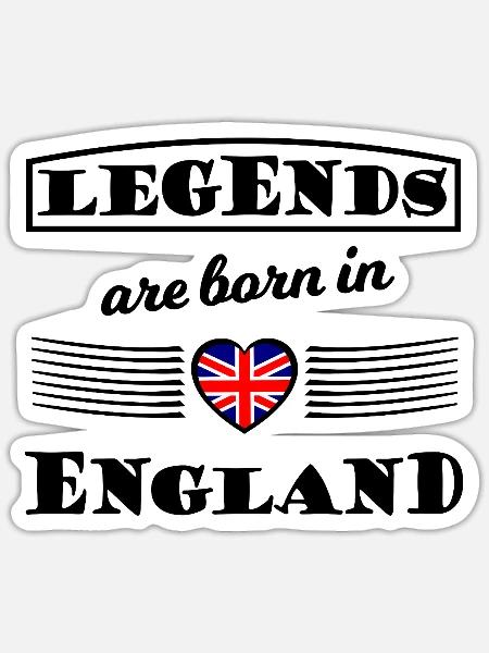 Herz mit Union Jack Flagge - Sticker Größe S (10 x 10 cm) - Mattweiß