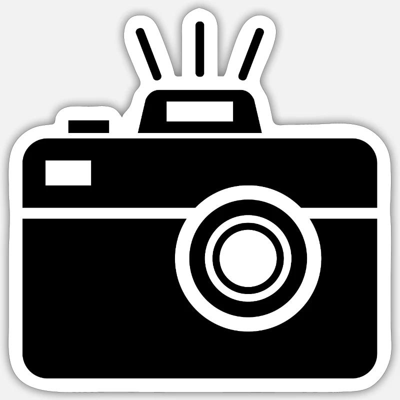 Zimmer - Sticker Größe S (10 x 10 cm) - Mattweiß
