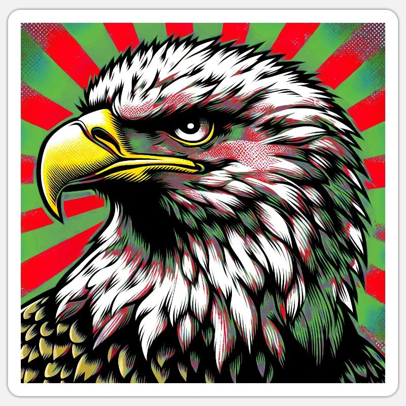 eagle Sticker size S (10 x 10 cm)