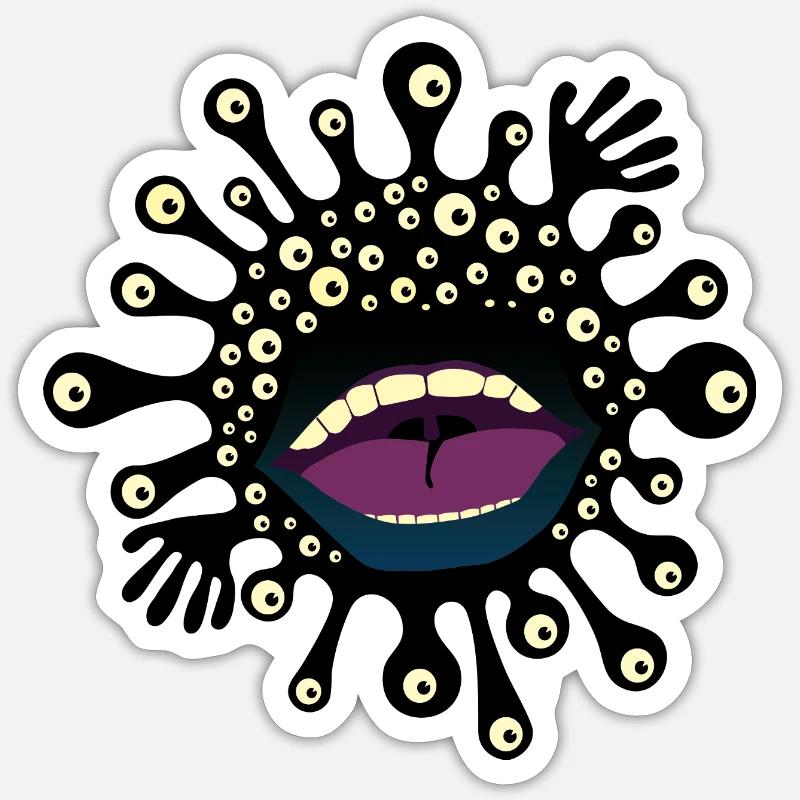 Sticker taille S (10 x 10 cm) - 