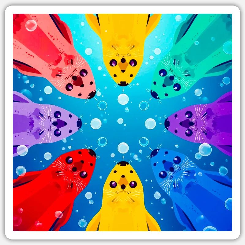 Sticker Größe S (10 x 10 cm) - 