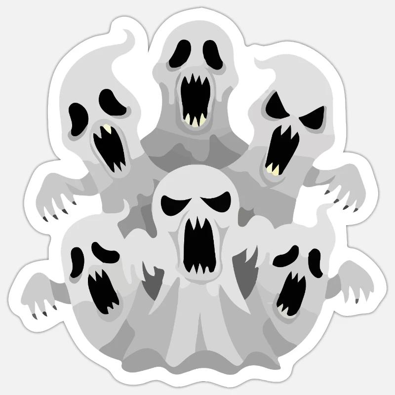 Ghost Pack Sticker size S (10 x 10 cm)