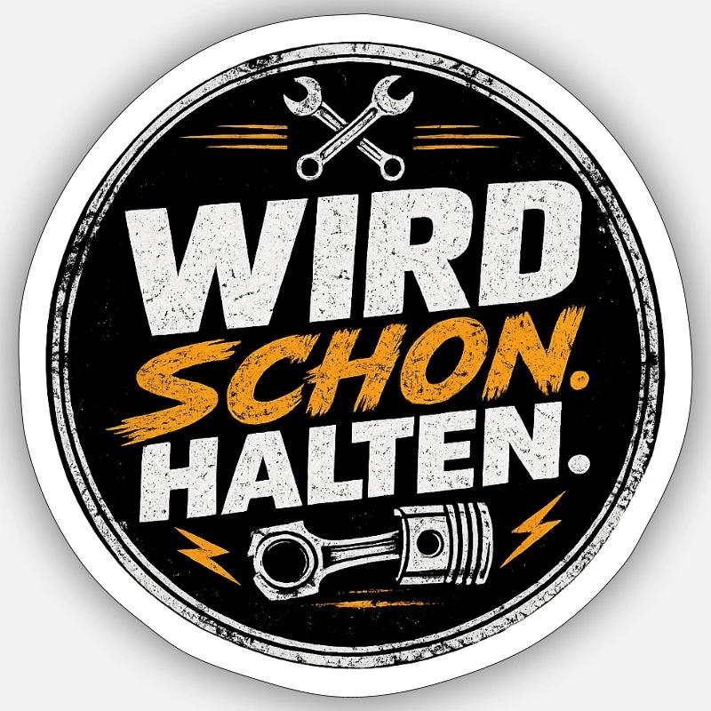 Sticker Größe S (10 x 10 cm) -