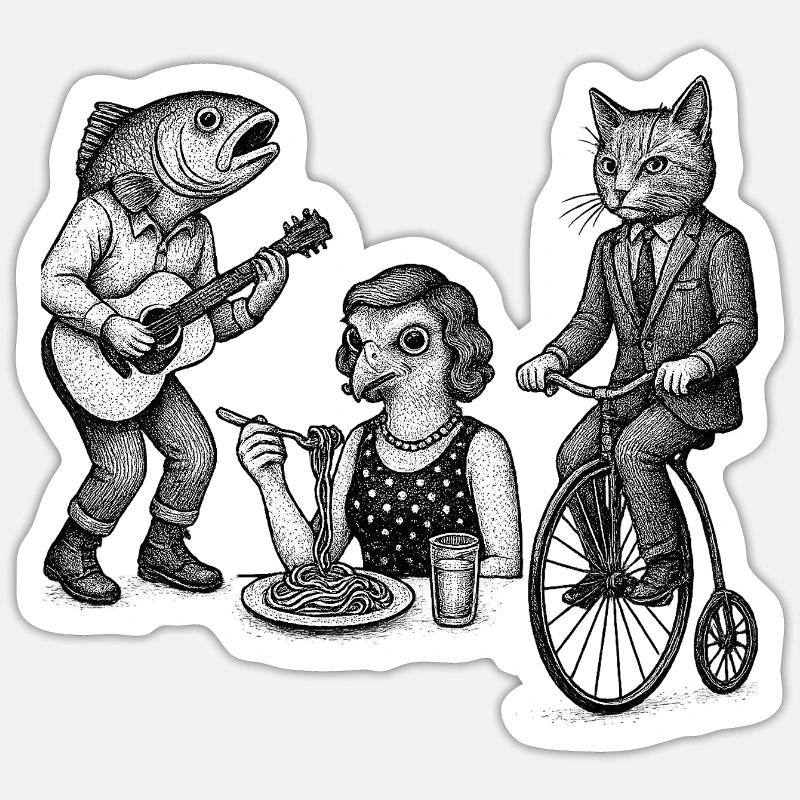 Sticker Größe S (10 x 10 cm) - 