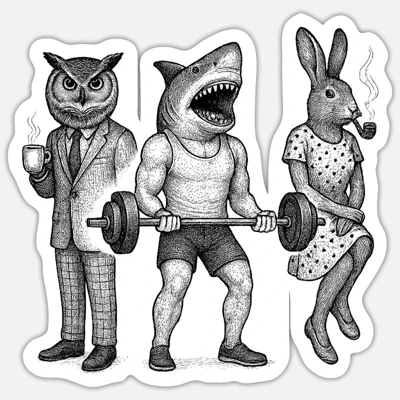 Sticker Größe S (10 x 10 cm) - 