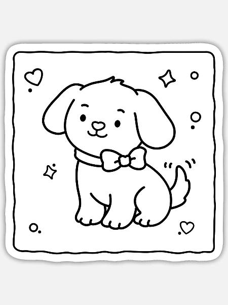  - Sticker size S (10 x 10 cm) - white matte