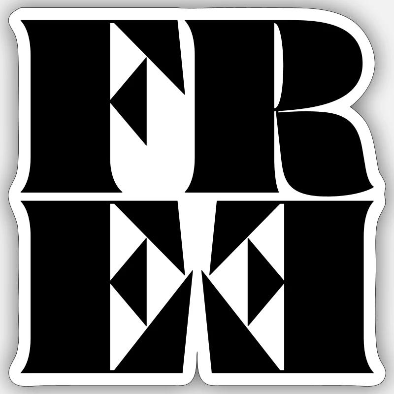 Sticker size S (10 x 10 cm) -