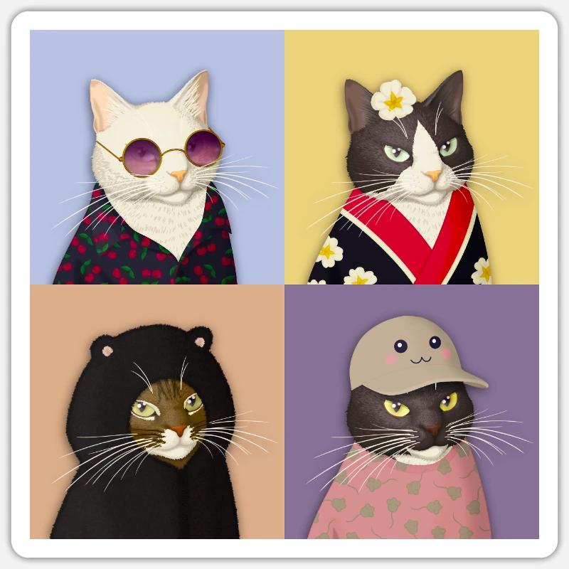Sticker taille S (10 x 10 cm) -