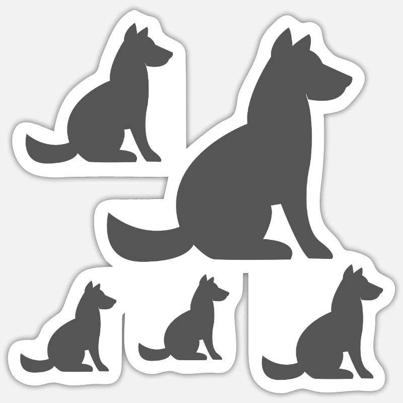 Sticker Größe S (10 x 10 cm) - 