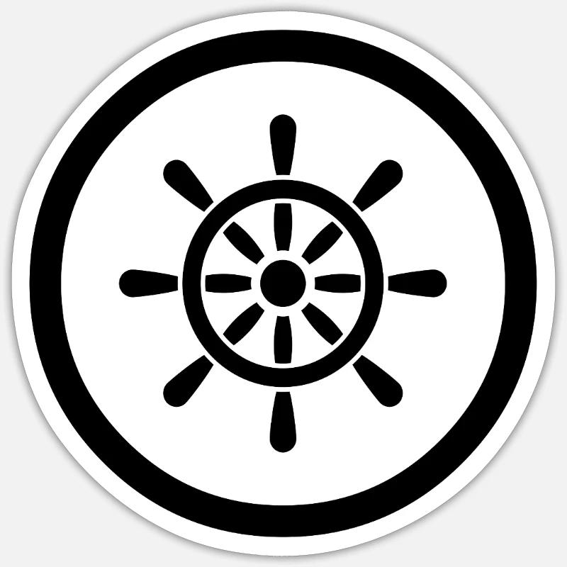 Sail - Sticker size S (10 x 10 cm) - white matte
