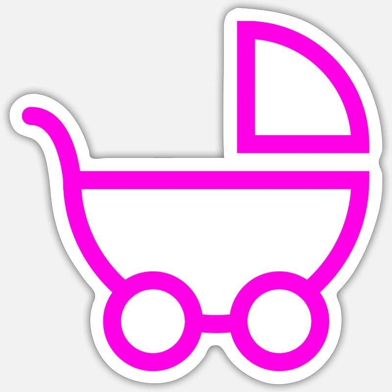 landau - Sticker taille S (10 x 10 cm) - blanc mat