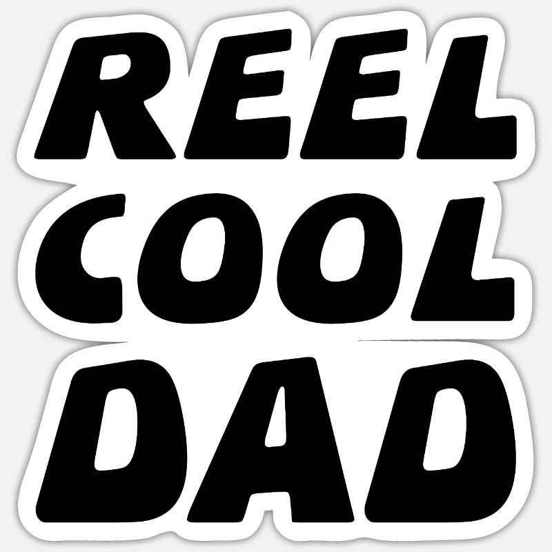Père - Sticker taille S (10 x 10 cm) - blanc mat