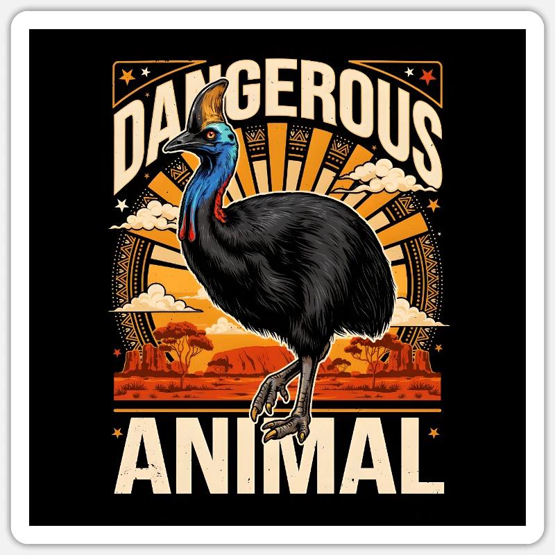 Extremely perilous  - Sticker Größe S (10 x 10 cm) - Mattweiß