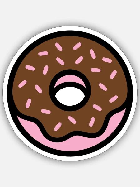  - Sticker size S (10 x 10 cm) - white matte