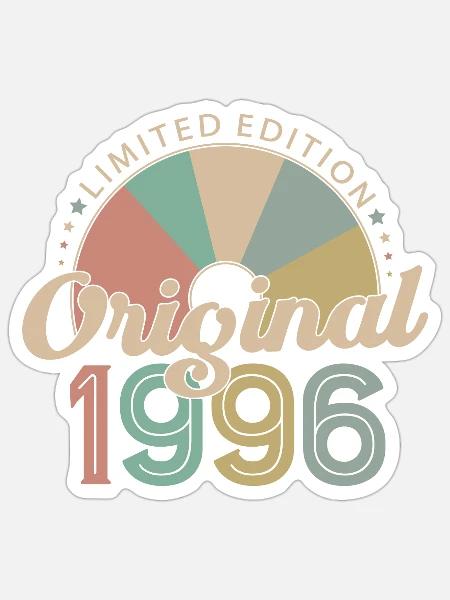 30. Geburtstag, 30 Jahre - Sticker Größe S (10 x 10 cm) - Mattweiß