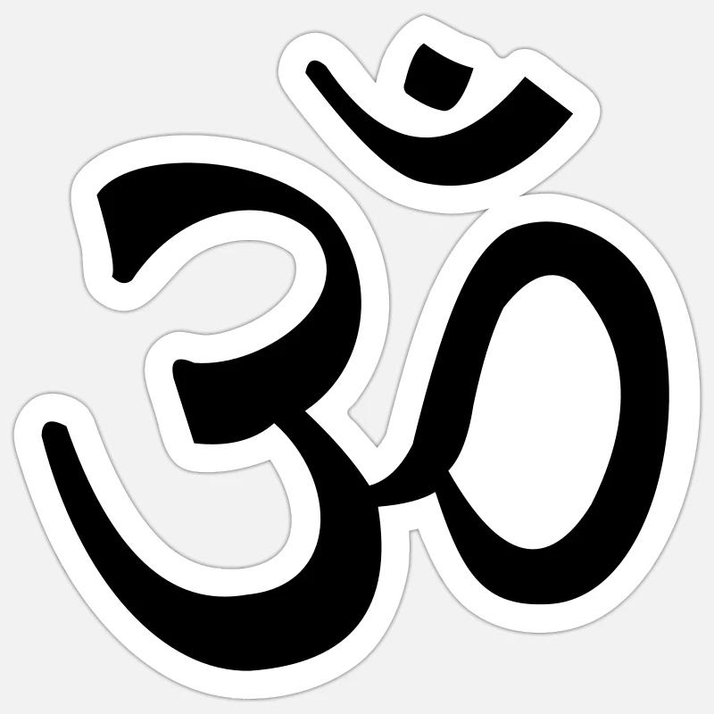 Om Sticker Größe S (10 x 10 cm)