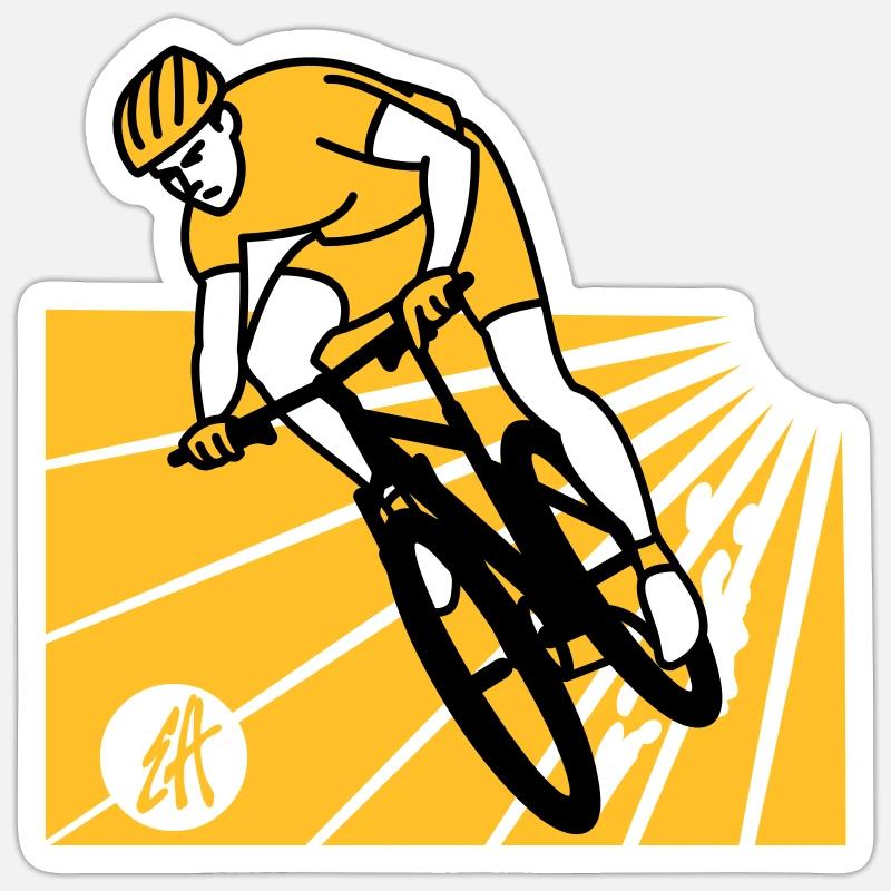 VTT Sticker taille S (10 x 10 cm)