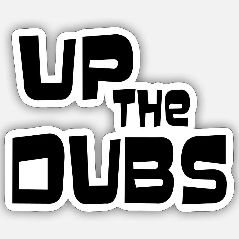 UP THE DUBS Sticker size S (10 x 10 cm)