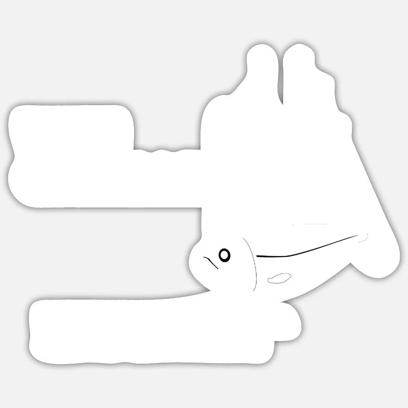 The Codfather - Shad on strings Sticker Größe S (10 x 10 cm)