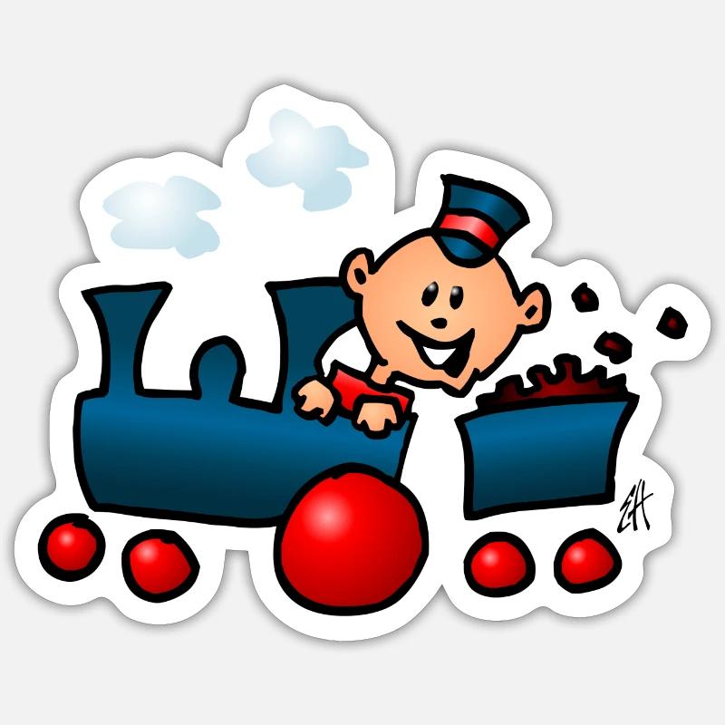 Train Sticker size S (10 x 10 cm)