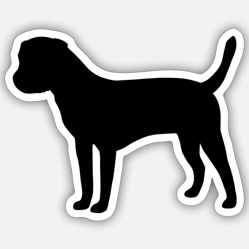 Border Terrier Sticker size S (10 x 10 cm)