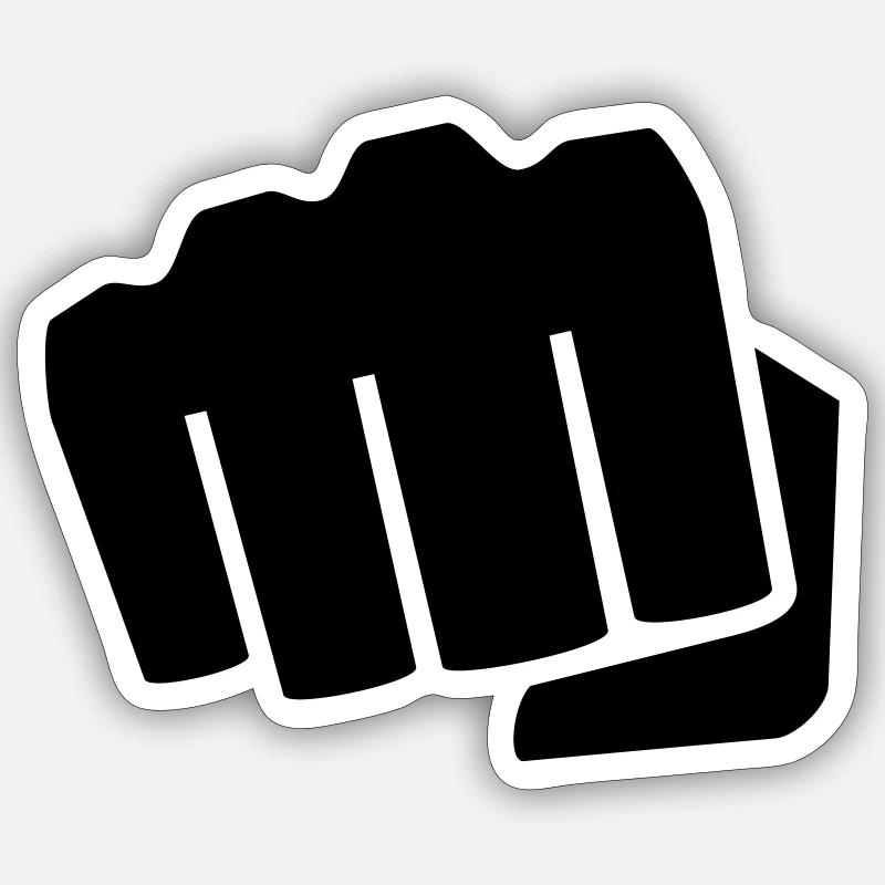 poing Sticker taille S (10 x 10 cm)