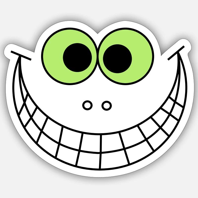 Big smile Sticker size S (10 x 10 cm)