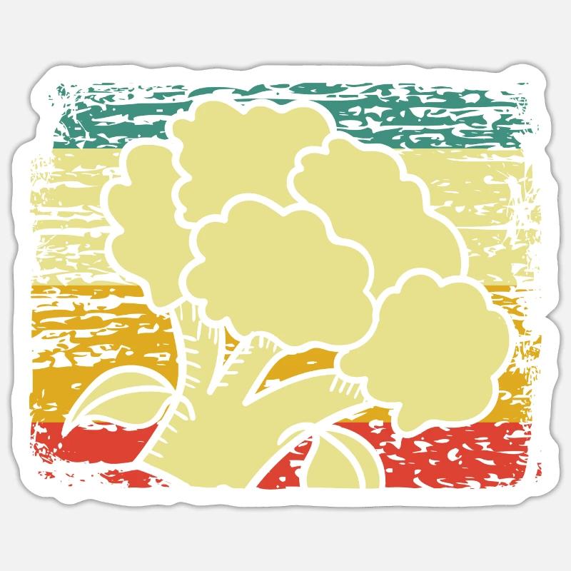 broccoli Sticker size S (10 x 10 cm)