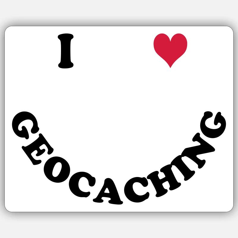 Geocaching - Sticker size S (10 x 10 cm) - white matte