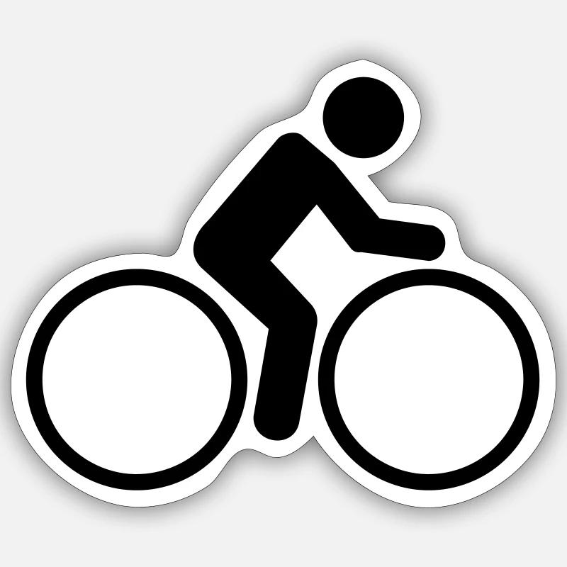 Fahrrad Sticker Größe S (10 x 10 cm)