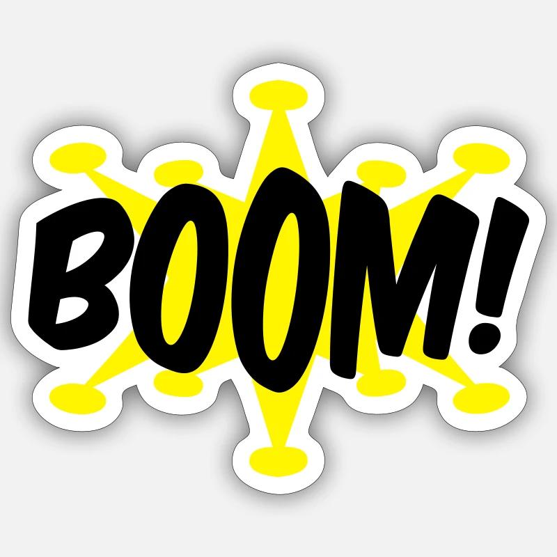 comique Sticker taille S (10 x 10 cm)