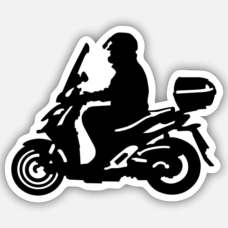 scooters - Sticker size S (10 x 10 cm) - white matte
