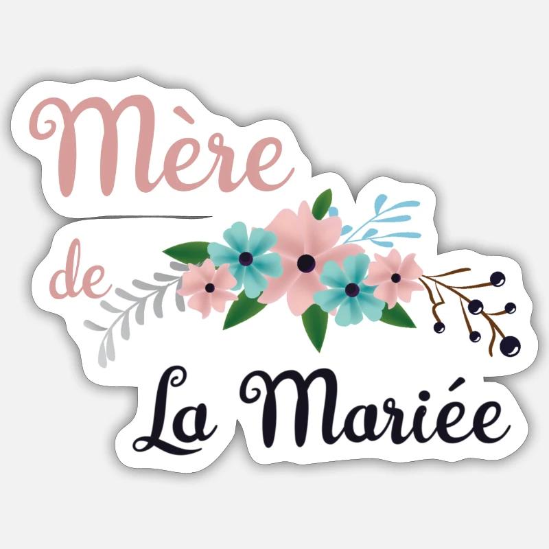 Brautmutter - Bukolische Sammlung Sticker Größe S (10 x 10 cm)