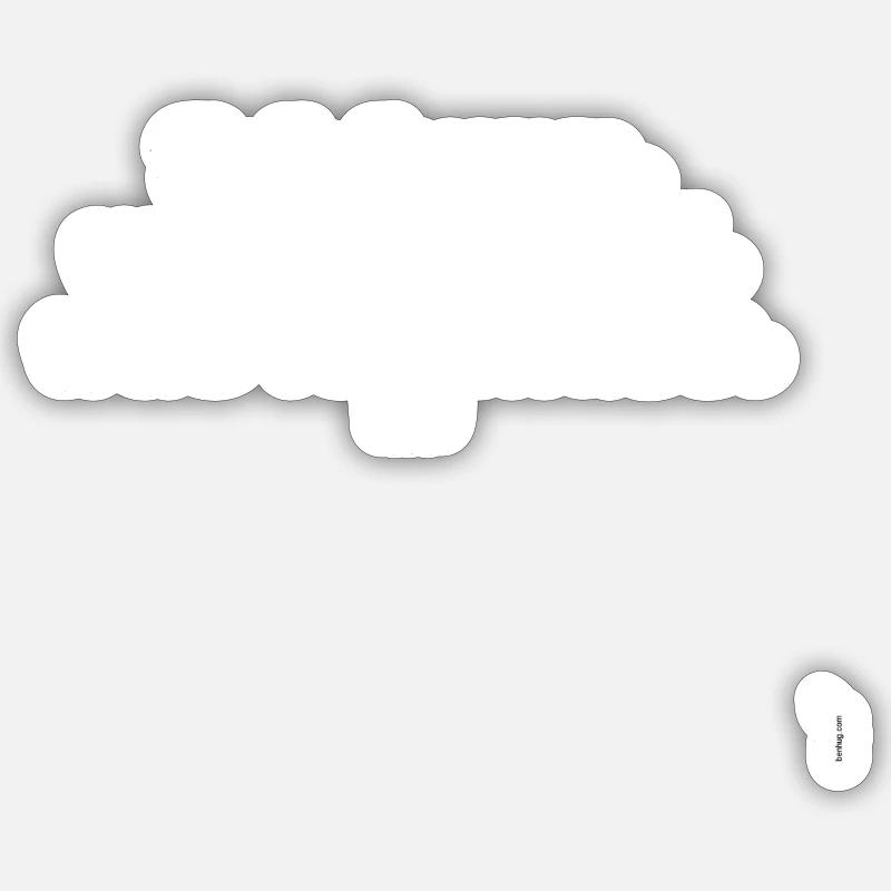 Ich kann, weil ich will, was ich muss - Sticker Größe S (10 x 10 cm) - Mattweiß