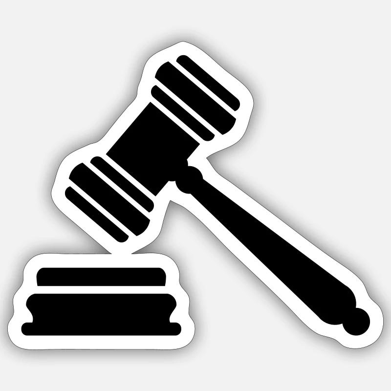 Judge Sticker size S (10 x 10 cm)