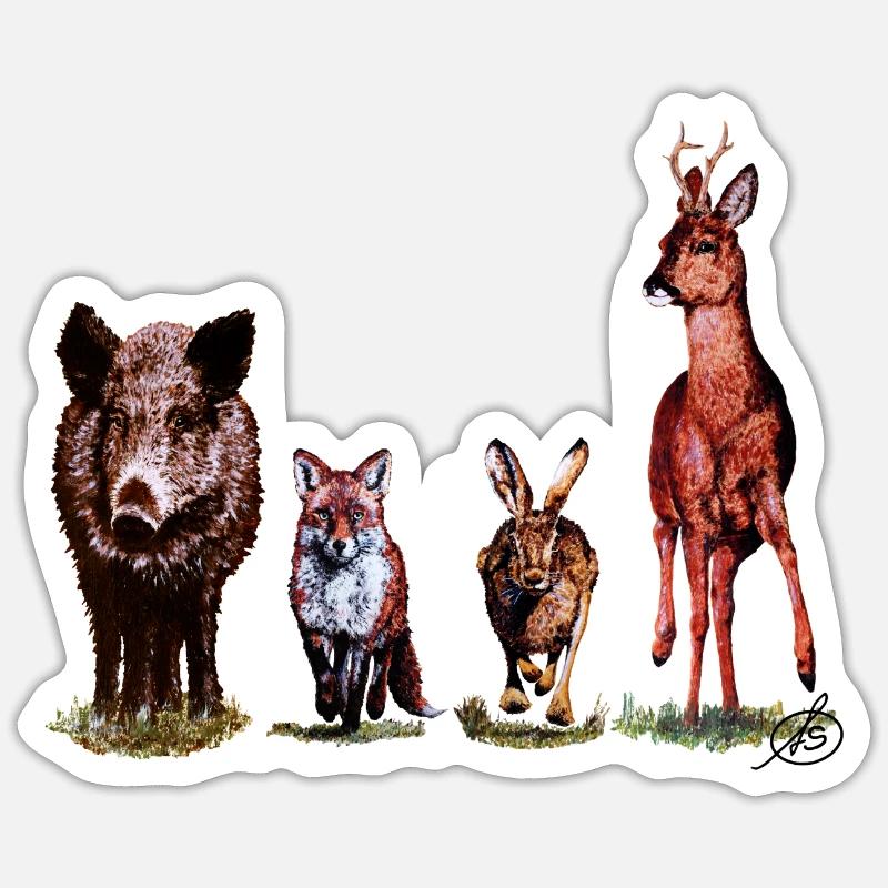 Sticker Größe S (10 x 10 cm) - 