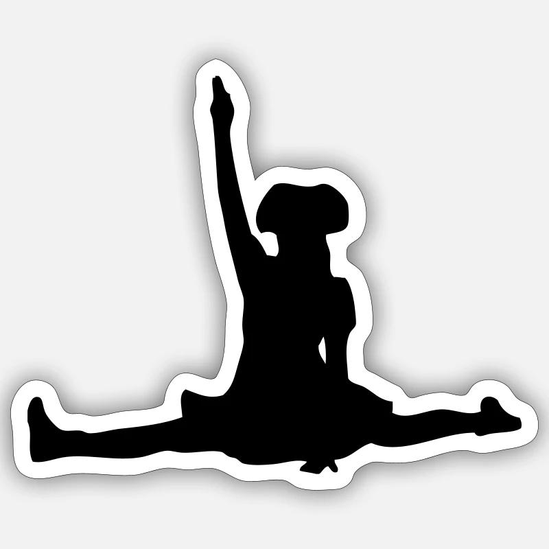 Funkenmarie - Sticker Größe S (10 x 10 cm) - Mattweiß
