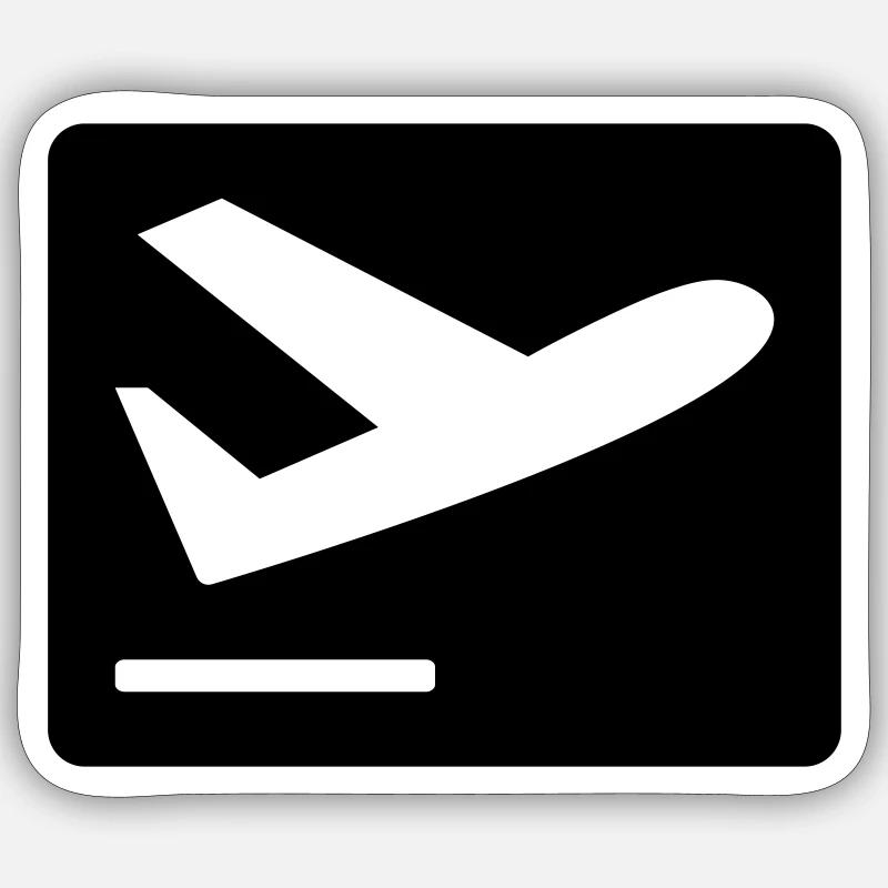 Flyet starter Sticker