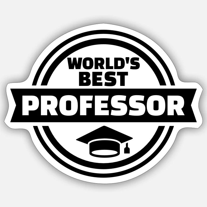 Professor Sticker Größe S (10 x 10 cm)