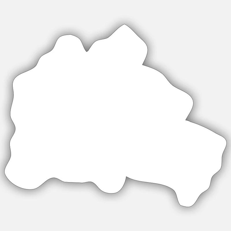 Berlin Sticker size S (10 x 10 cm)