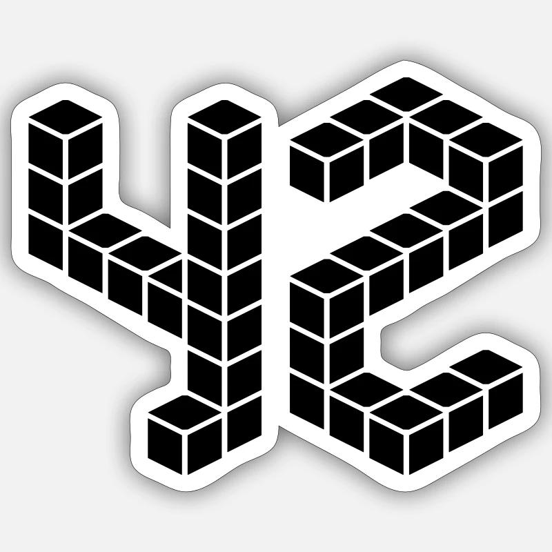 42, Die Antwort, Per Anhalter, Galaxis, Sci-fi - Sticker Größe S (10 x 10 cm) - Mattweiß