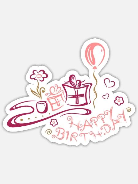 - Sticker size S (10 x 10 cm) - white matte