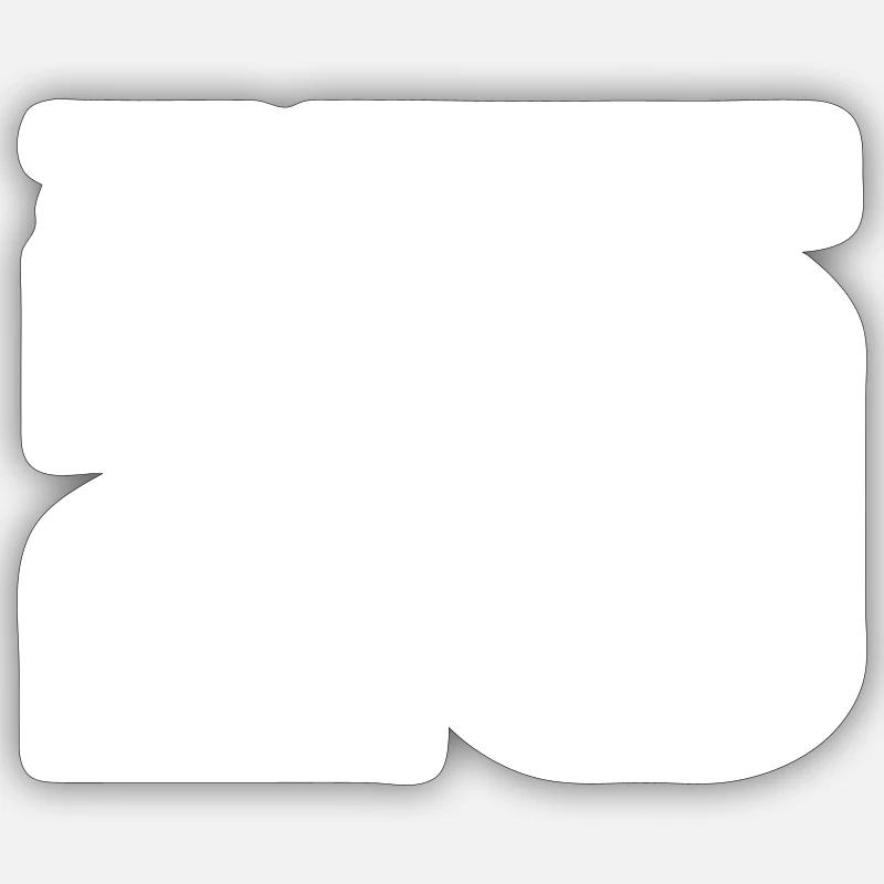 2020 - Sticker taille S (10 x 10 cm) - blanc mat