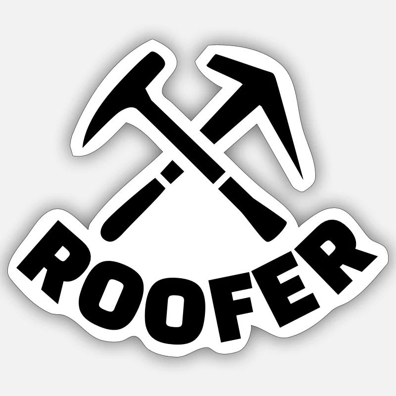 Couvreur Sticker taille S (10 x 10 cm)