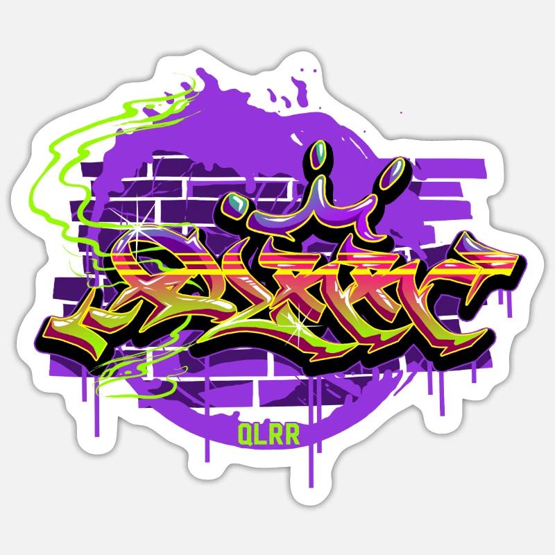 Graffiti Sticker Größe S (10 x 10 cm)