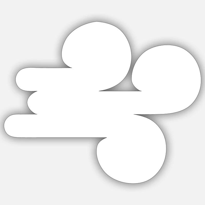 wind Sticker size S (10 x 10 cm)