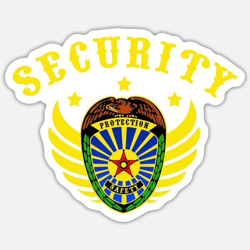 La sécurité Sticker taille S (10 x 10 cm)