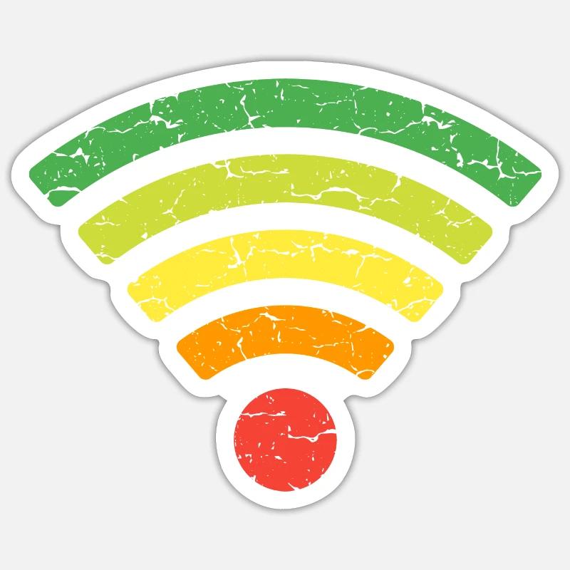 Full reception - Sticker size S (10 x 10 cm) - white matte
