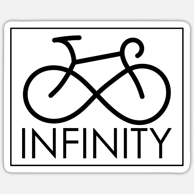Bicycle INFINITY Sticker size S (10 x 10 cm)